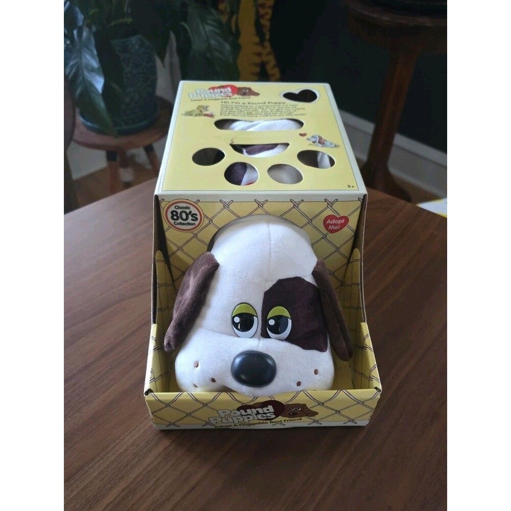 2019 Pound Puppies Plush Dog with Box Classic 80's collection Adopt Me!